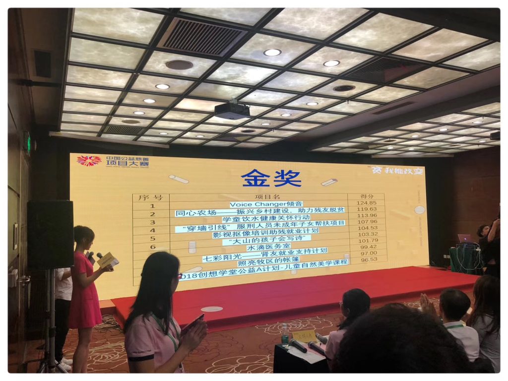 中国公益慈善项目大赛金奖